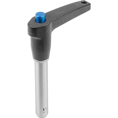 Kipp Ball lock pins with L-grip, self-locking K0642.14406010